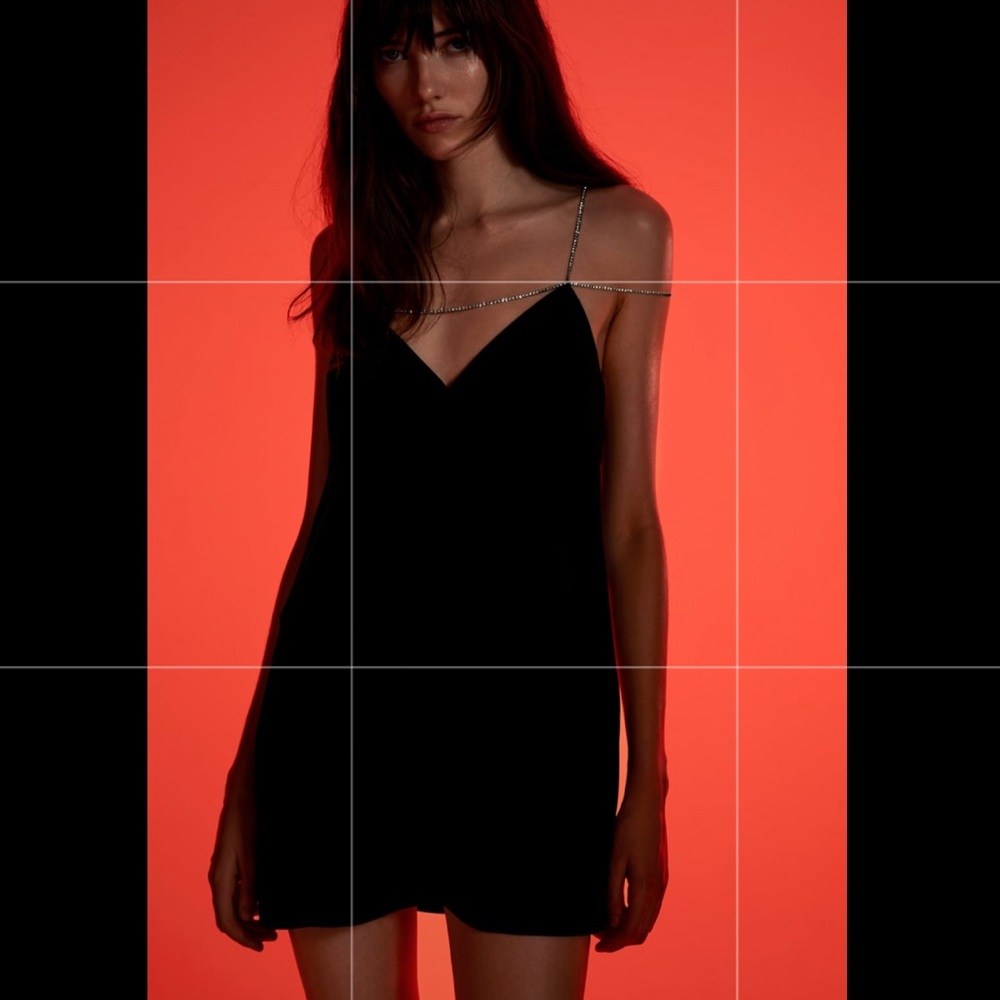 ZARA rhinestone dress